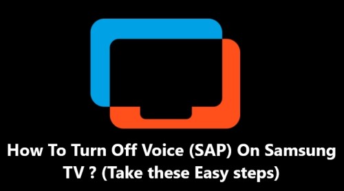 How To Turn Off Voice (SAP) On Samsung TV ? (Follow these Easy steps)